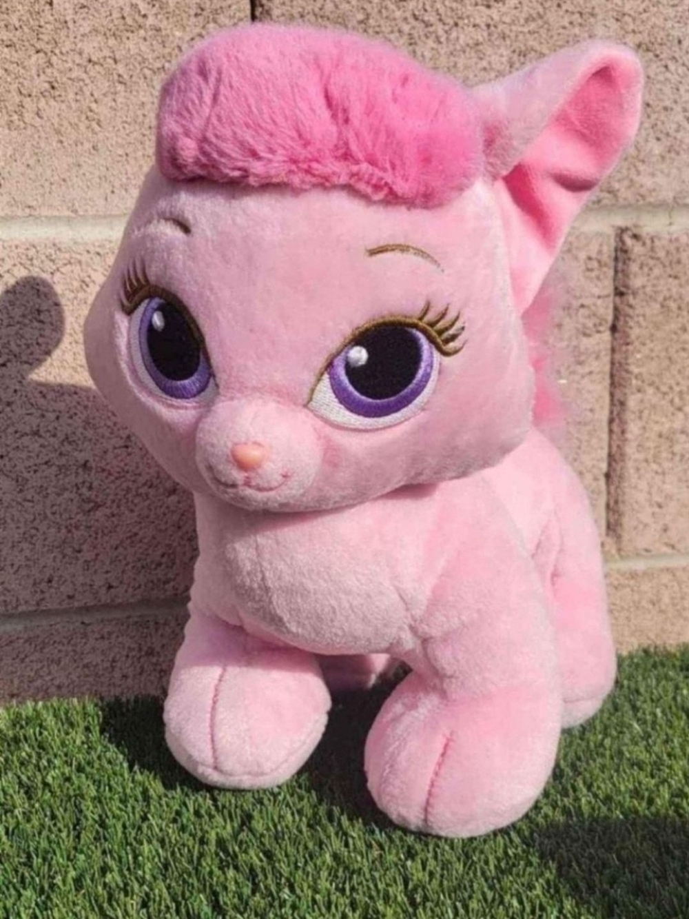 Pink Build a Bear Disney Palace Pets Princess Kitty Cat Pink 15"